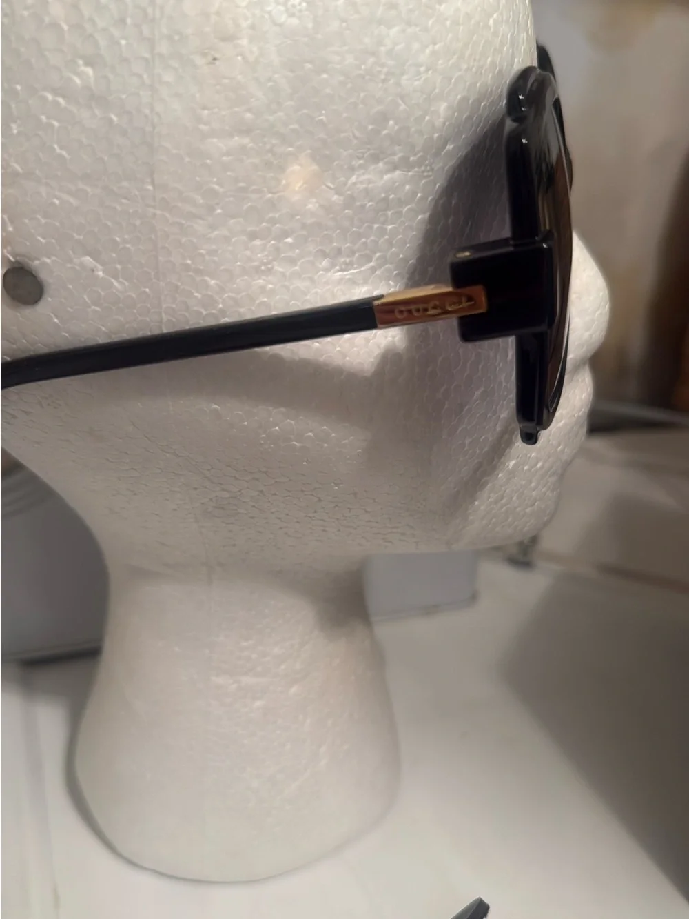 Gucci Oversized Square Sunglasses in Black with Gradient Lenses